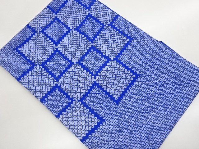 JAPANESE KIMONO / UNUSED NAGOYA OBI / SILK / SHIBORI / CHECKERED & KANOKO